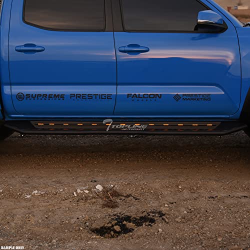 Estribos laterales LED 8 pulgadas para Ford SuperCrew miniatura 6