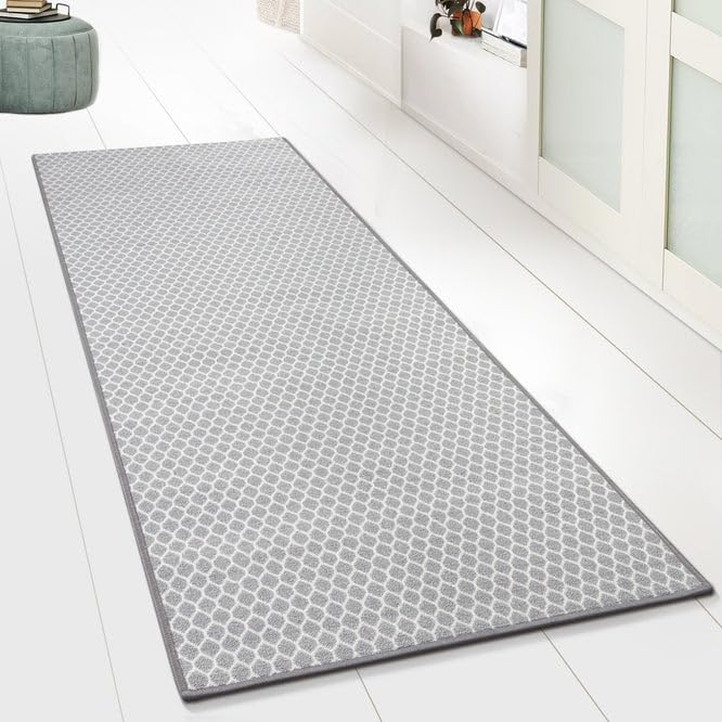 Design Carpet Runner Rug Floor Mat, Non Slip Runner Mat for Kitchen Hallway Living Room Bedroom Vintage Ornament Classic Modern Design (80 x 450 cm, Tralee) — image 1