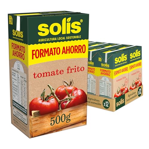 Solis Tomate Frito Formato Ahorro Brick 500 g (salsa de tomate)