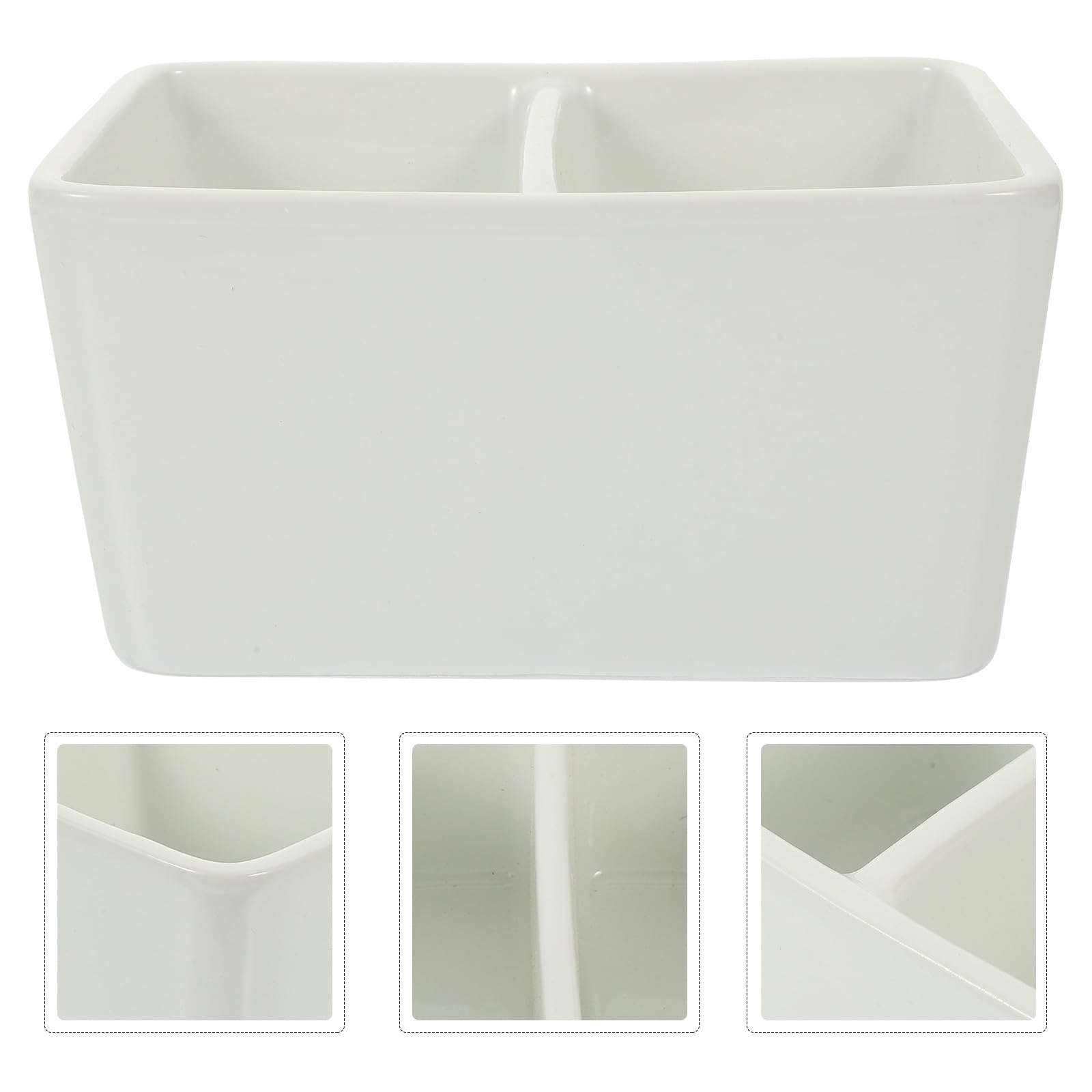 Beaupretty Calamaio in Ceramica Grande capacità per Calligrafia, Piatto per Inchiostro da Pittura, Contenitore Acqua per Lavaggio Pennelli, per Studio e Atelier Artistico