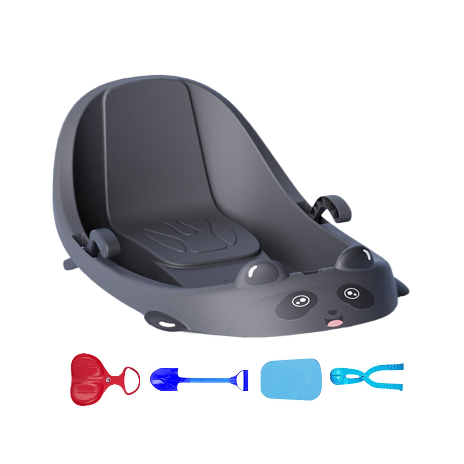Luge de Neige pour Ergonomique et Familial | Luge Équipée d'un Frein Intégré pour les Petits Pour et Garçons par Temps Froid sur Collines Enneigées au Parc Jardin et