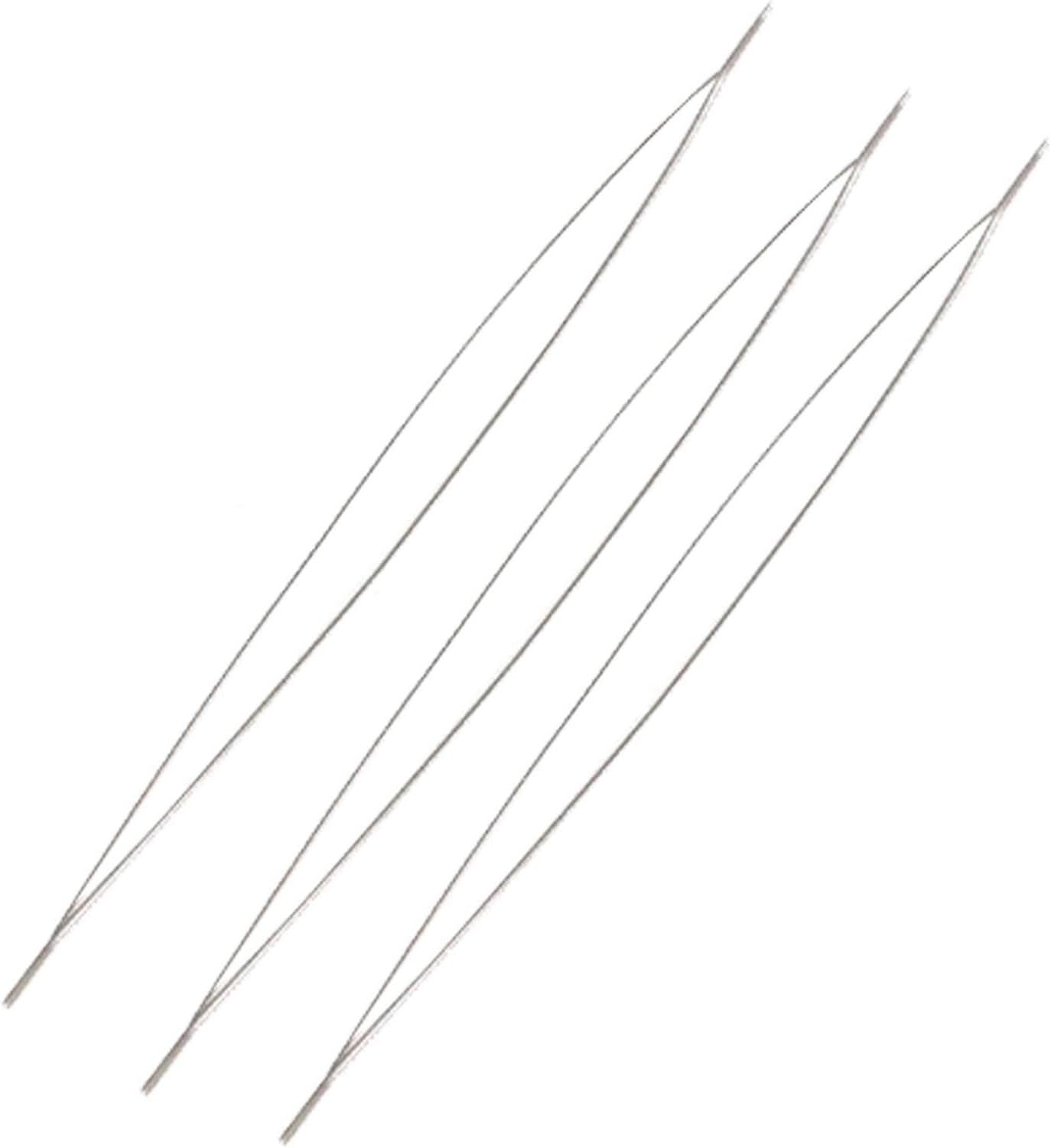 Sewing Needles - Big Eyes Sewing Tool | Darning Needle | Large Eye Bead Needles | Bead Rosimator for Jewelry Making | Big Beading Needler Long Right Husher with Bottle