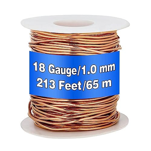 Cuivre pur à 99,9% en fil de 1mm calibre 18, bobine 0.5kg haute malléabilité - 4