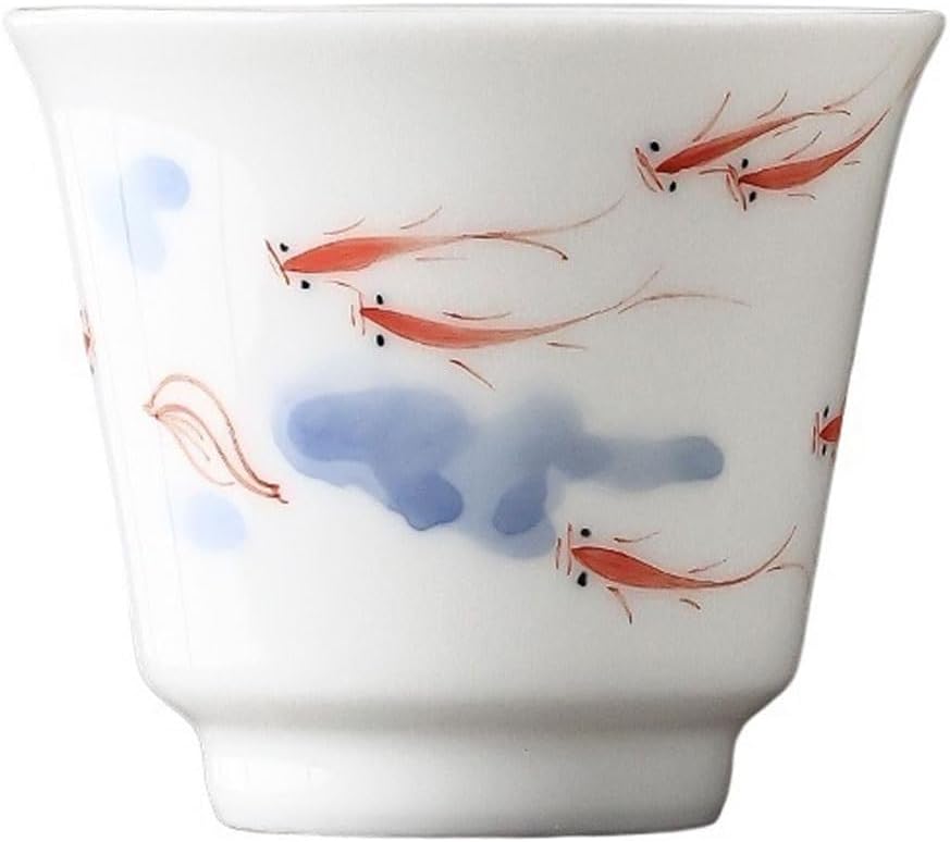 GSOUL Kungfu Tea cup Personal Tea Drinking Single Cup Hand-painted Study Chinese Host Ceramic Kung Fu Set Small Tea Cups