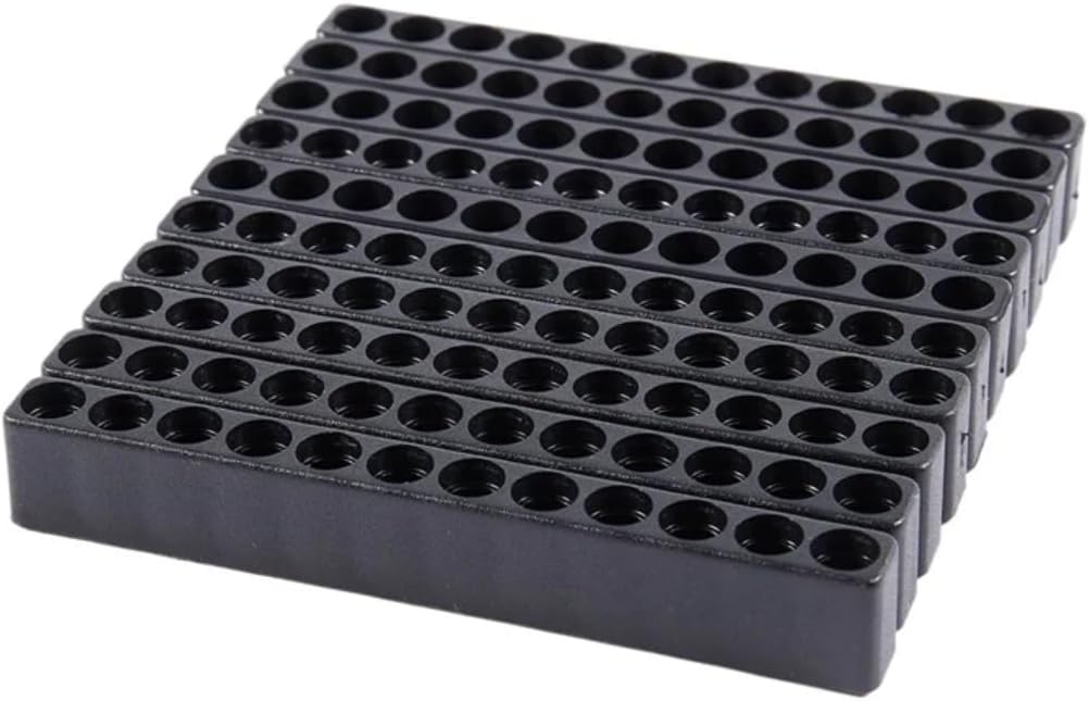 10pcs 12 Holes Screwdriver Bit Holder Drill Head Storage Case