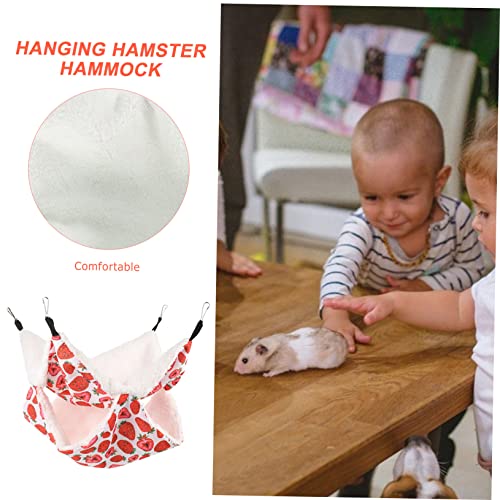 Mipcase 5Pcs Hamster Bunk Hammock Hamster Hammock Stuffed Hamster Chinchilla Hammock Small Animal Hammock Chinchilla Cage Accessories Small Pets Bed Hamster Hammock Bed Pets Sleeping Bed #TOP4