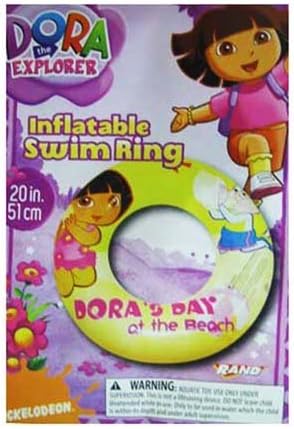 Dora Inflatable Swim Ring 20 (Dora′s Day at the Beach)