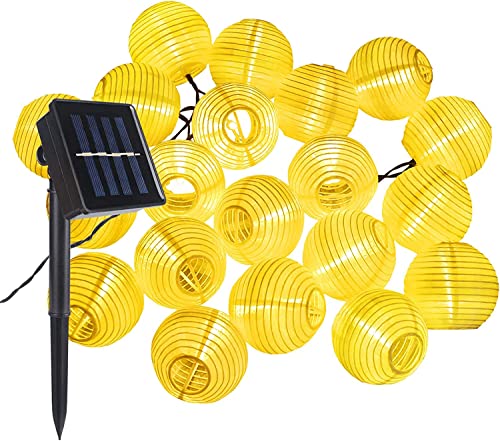 ALED LIGHT Solar Lantern String LED Lights 18FT/5.5M 30 LEDs, LED String Lights Outdoor IP65 Waterproof for Garden,Patio,Party Decor