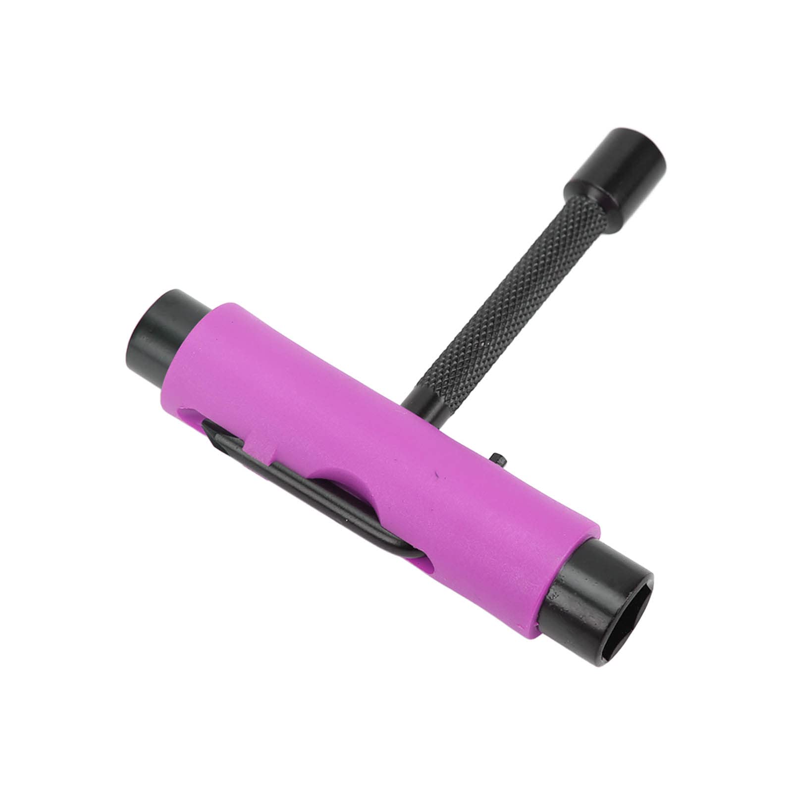 Yuecoom Skate Wrench Tools, 3 Holes Skate T Tool L Shaped Muti Function Portable Skateboard Tools Accessory for Maintenance(purple)