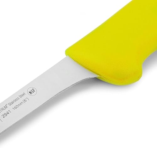 Miniatura 5 de Arcos Cuchillo deshuesador de acero inoxidable nitrum de 6 pulgadas y hoja de 6.299 in. Cuchillo de carnicero profesional para cortar huesos de