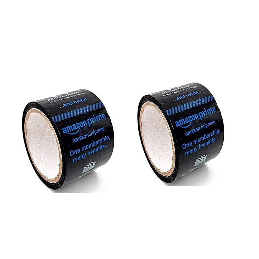 VOIISH Amazon Brand Tape Amazon Packaging Prime Adhesive Tape 65 Mtr 3" inch 40 Micron Office Use DIY (Pack Of 2) (B0BJPT2WQM) Amazon Price History, Amazon Price Tracker