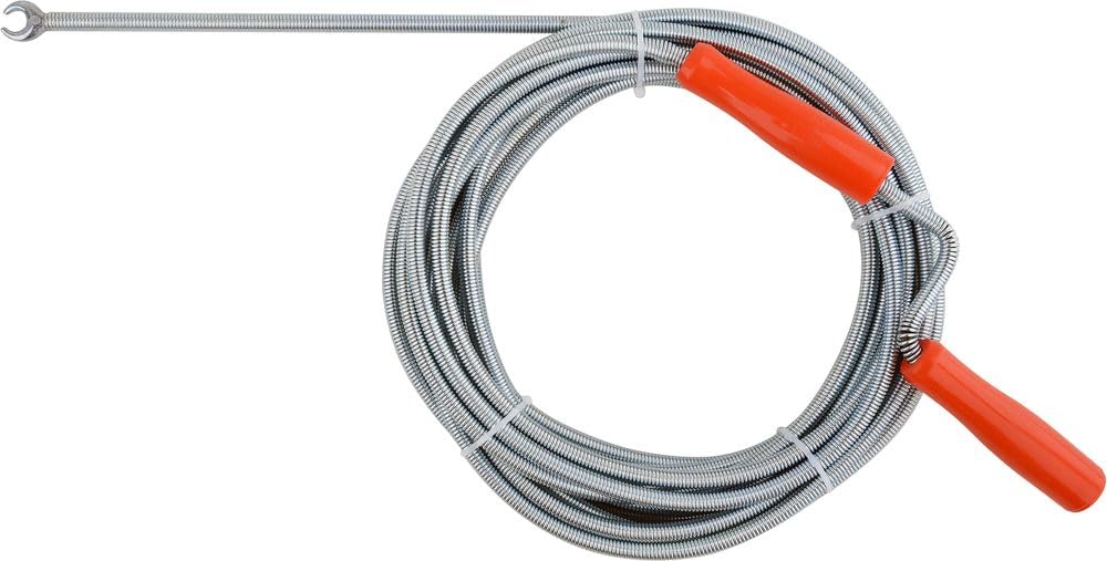 Deboucheur Canalisation Yato 10 M x 9 mm| Ressort Deboucheur Canalisation Flexible Stura éviers et Drains| Furet Déboucheur