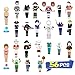 56 PCS Magnetic Dress-up Pretend Play Doll Set with 21 Occupations Jobs, Perfect for Preschool Learning