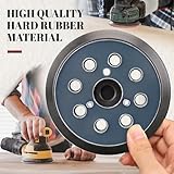 MOGRQAP 2 pieces 125mm Replacement Sander Backing Pad, 8 holes Sanding Discs for Makita Random Orbital Sanders BO5021, BO5042, BBO180, Adhesive Sanding Discs - Image 7