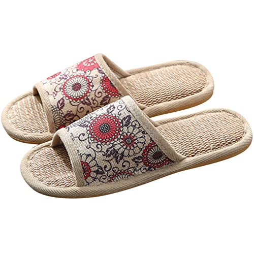 Pantoufles pour femmes Pantanes sandales taille 3.5 UK en noir et blanc pour la maison