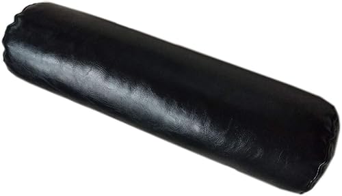 Miniatura 2 de Almohada larga de piel sintética, impermeable, redonda, cervical, cilíndrica, almohada cilíndrica, cojín de cintura para soporte de rodilla, piernas