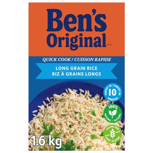 BEN'S ORIGINAL Quick Cook Long Grain Rice, 1.6kg Box