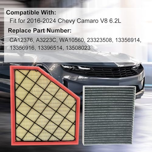 23323508 Engine Air Filter and 13356914 Cabin Air Filter Set Fit For Camaro by ZUVELLO - Used condition - Image 7