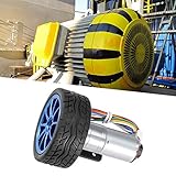 El motorreductor del carro adopta una estructura completamente cerrada para evitar que entre polvo en el motor. Generalmente se usa en autos inteligentes, robots e impresoras.