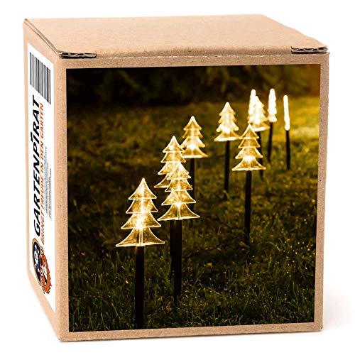 Gartenpirat 10 barre luminose a LED, albero di