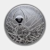 Feinheit: 999/1000 1 oz Unze Silber Münze Australien Redback Spider Rotrücken Spinne