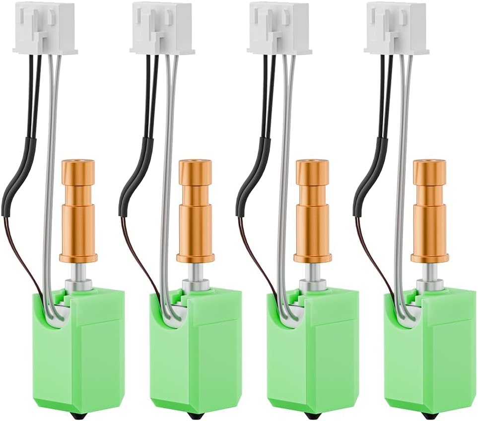 4 Packs Upgraded S1/S1C Hotend Kit Compatible with Anycubic Kobra S1/S1 Combo 3D Printer, Rapid Heating Print Head Hot End High Thermal Conductivity(0.2+0.4+0.6+0.8mm)