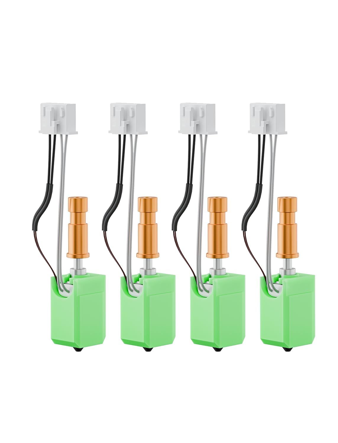 4PCS Upgraded S1 Hotend Kit for Anycubic Kobra S1/S1 Combo, 0.2/0.4/0.6/0.8mm | Fast Heating High Thermal Conductivity Print Head Nozzle Set-image-2
