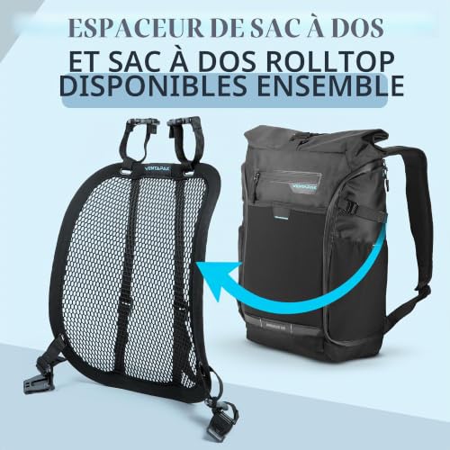 VentaPak Entretoise de ventilation légère pour sac à dos – Cadre externe pour sac à dos de randonnée et de vélo – Cadre de ventilation standard pour une meilleure circulation de l'air – vue 8