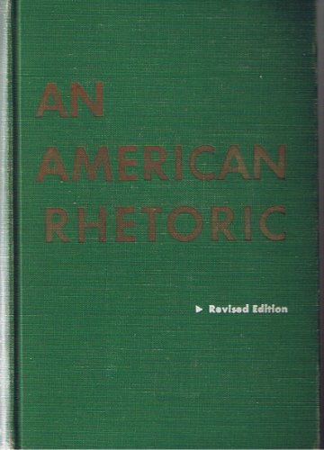 An American rhetoric B0007DVF5Y Book Cover
