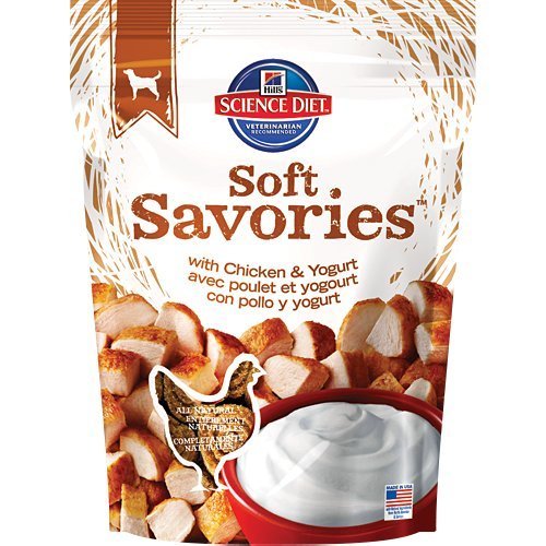 Hill's Science Diet Soft Savories with Chicken & Yogurt Dog Treats, 8 oz bag by Hill's Science Diet Dog