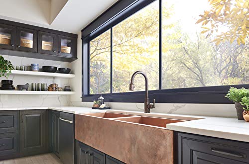 Danze D455557Br Opulence Single Handle Pull-Down Kitchen Faucet With Snapback Retraction, Tumbled Bronze #TOP3