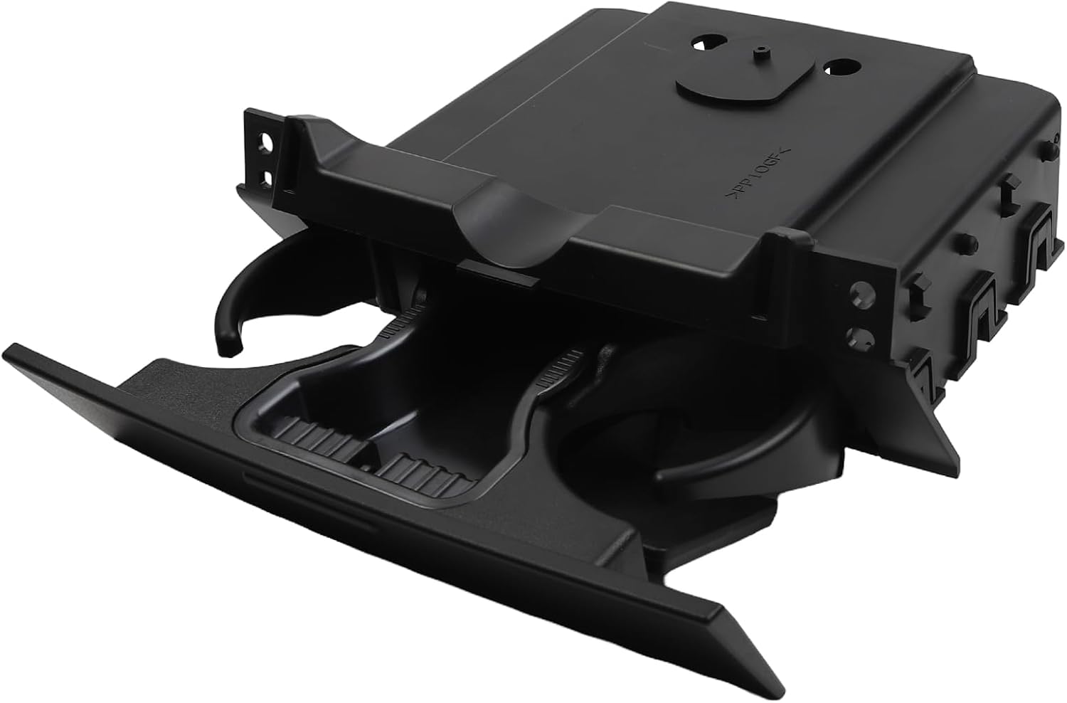 Dasbecan Dashboard Cup Holder Insert Ash Tray Compatible with Ford F150 2004-2008 Replaces# 6L3Z-1504810-A, Secure Non-Slip Design, Organize Drinks & Ash (Black)