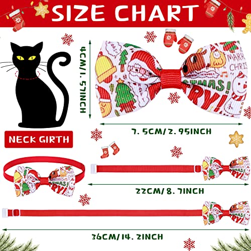 Collier de Noël pour chien réglable et confortable avec cravates assorties