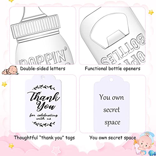 50 Pcs Baby Bottle Opener Baby Shower Party Favor Opener Cute Baby Bottle Shaped Bottle Opener Baby Shower Return Gifts For Guest Wedding Party Souvenir Kids Birthday Party Decor (Retro Style, Silver) #TOP2