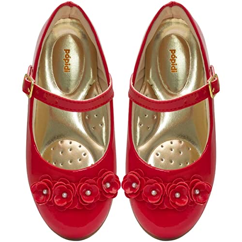 Sapatilha Infantil Feminina Sapato Nº 18 ao 27 Menina Rasteirinha 02.205 (Vermelho, br_footwear_size