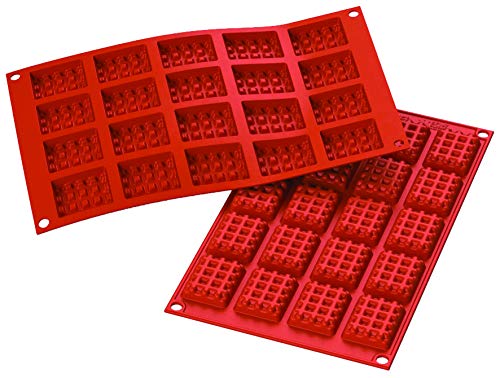 Autre Moule Flexible Silicon Flex 20 Mini gauffres Rectangles