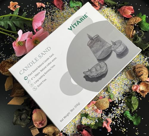 Vitarie Kit para Hacer Velas con Arena y Mechas miniatura 2