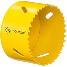 Knightsbridge HS72MM Bi-Metal Holesaw, Yellow, 72mm