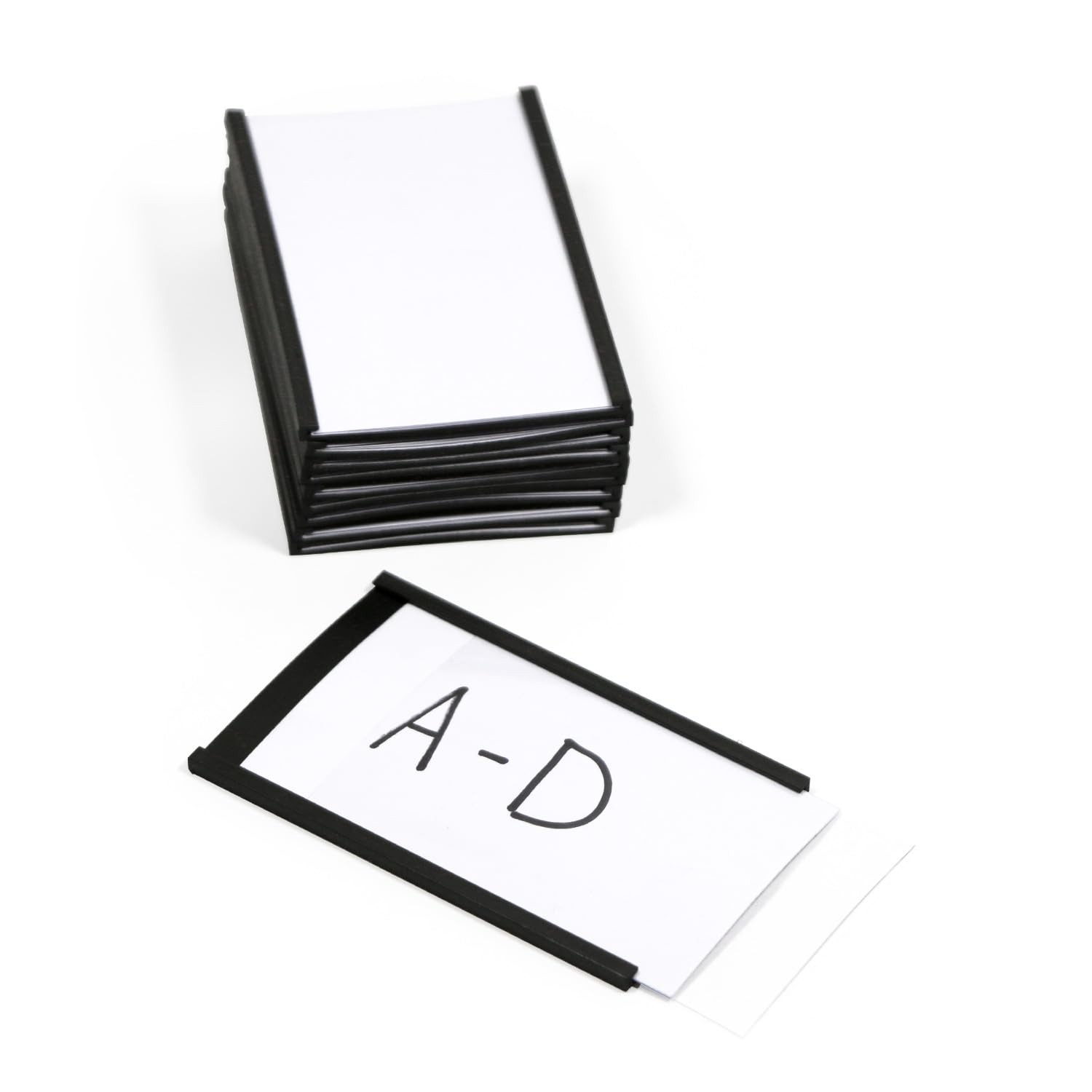 SmartSign Magnetic 'C' Channel Label Holders | 2" x 3", Pack of 10
