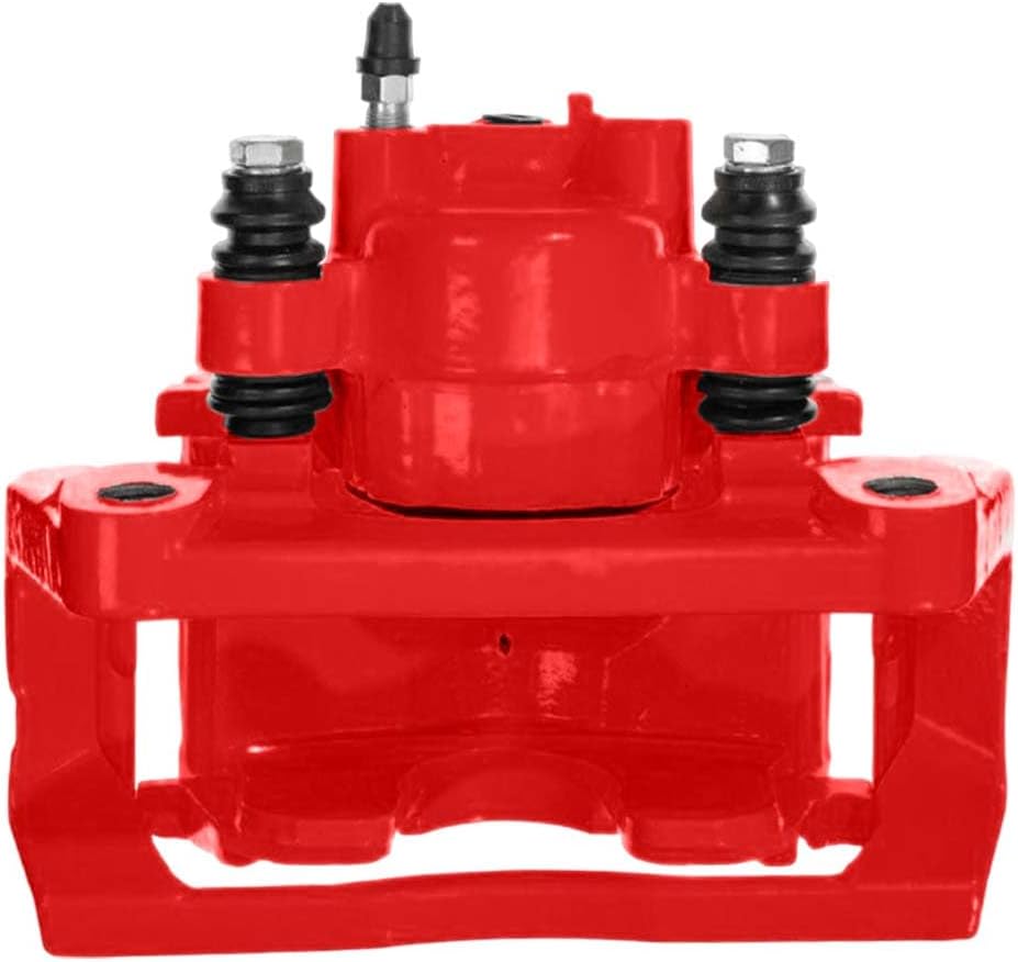 AutoShack Rear Brake Calipers Red Powder-Coated Left & Right Replacement for 2011-2018 Ram 1500 2002-2010 Dodge Ram 1500 2004-2009 Dodge Durango 2007-2009 Chrysler Aspen 2-PC Set