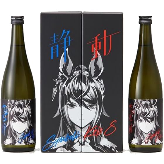 Amazon.co.jp: 七冠馬 ななかんば 純米吟醸 漆黒のS ウマ娘 シンボリ 