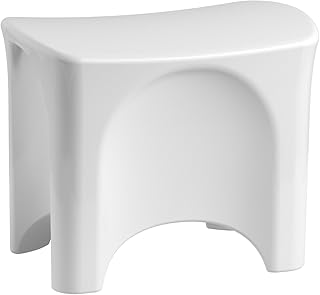 STERLING 72186104-0 Freestanding Shower Seat, White