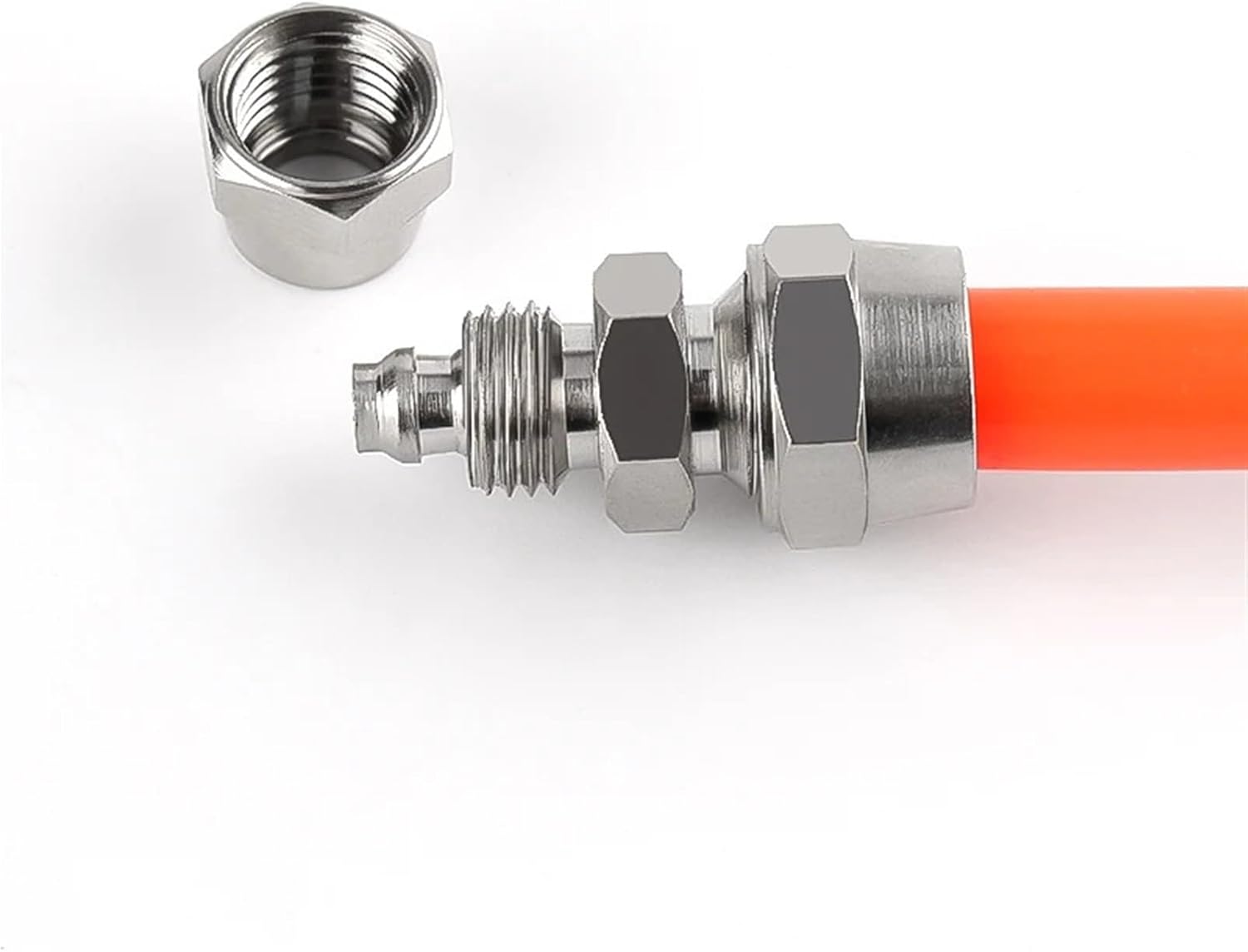 PU PG 4MM 6 8 10 12 14 16MM Straight Type Push in Fittings Pneumatic For Air Pipe Qucik Connector(6-8)