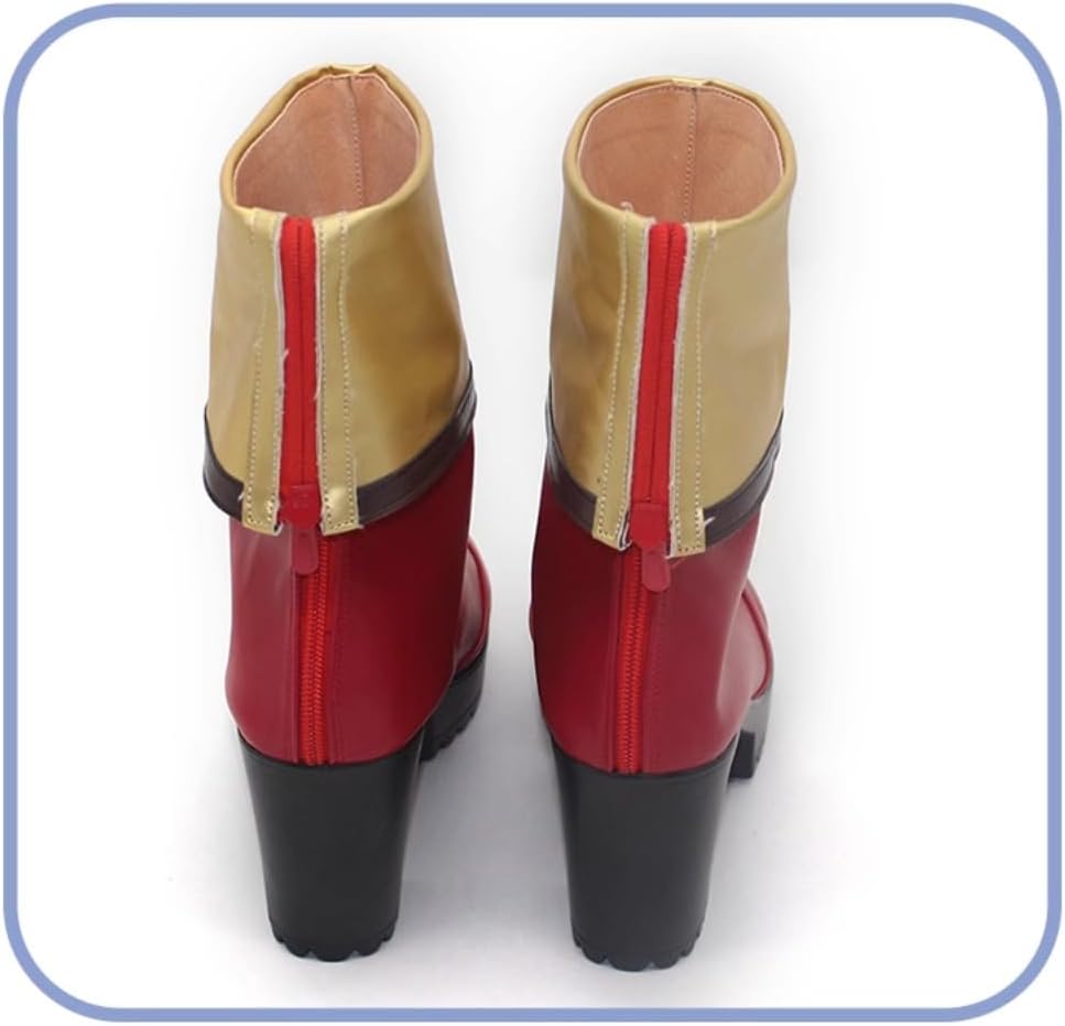 Charlotte Cosplay Shoes for Game Genshin Impact High Heel Cos Halloween Women Men Custom Made Anime
