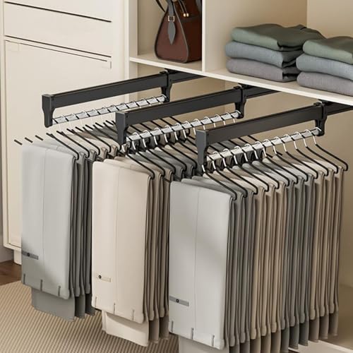 Barre de penderie coulissante de 40 cm pour dressing - 7