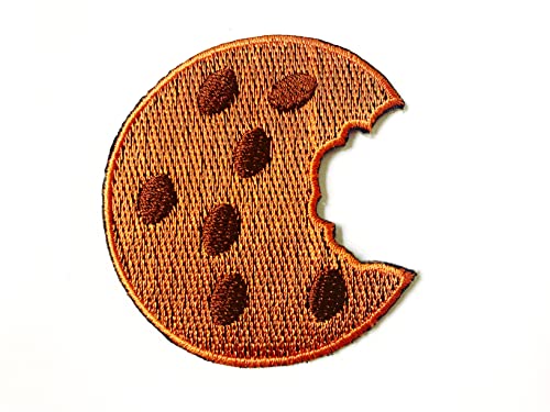 TH Cookie Biscuit Sweet Cute Cartoon Applique bordado costurado em ferro no remendo para mochilas, jeans, jaquetas, roupas, fantasia