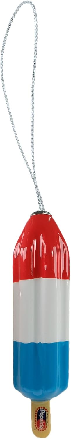 WondaPop Firecracker Popsicle 5" Christmas Tree Ornament, Indoor/Outdoor Holiday Tree Decoration