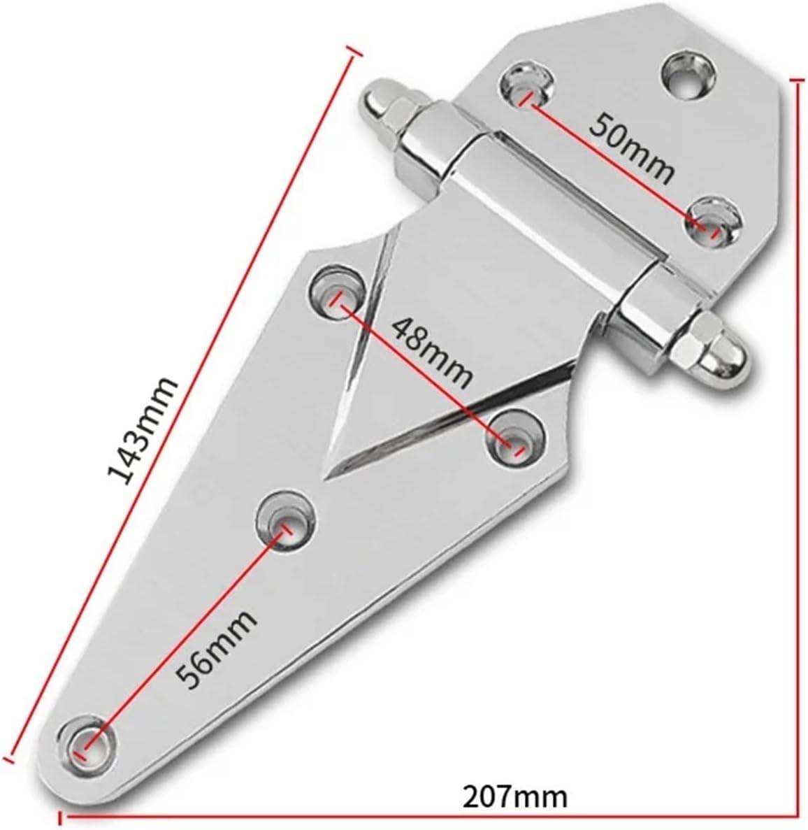 Zinc Alloy Oven Hinge Cold Storage Door Hinge Dryer Steam Cabinet Industrial Door Hinge 1Pcs