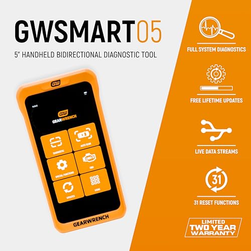 Image of GEARWRENCH 5 inch Handheld Bidirectional Diagnostic Tool | GWSMART05