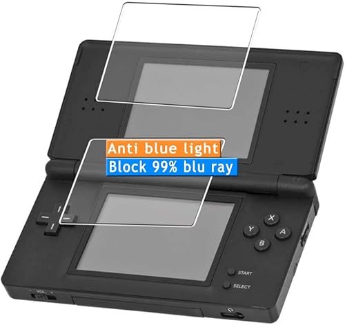 Vaxson - Paquete de 3 protectores de pantalla anti luz azul, compatible con Nintendo DS-Lite TPU protectores de película no vidrio templado